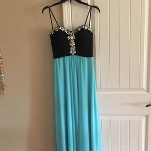 2 Floor Length Prom Dresses